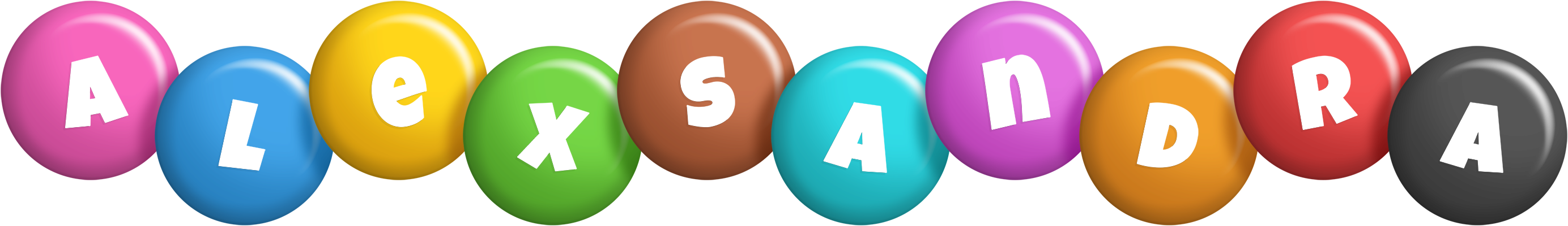 Alexsandra candy logo