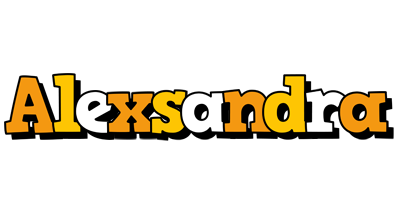 Alexsandra cartoon logo