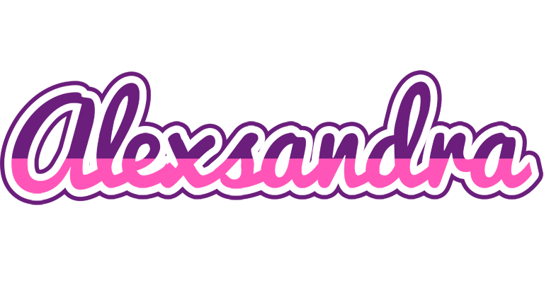 Alexsandra cheerful logo