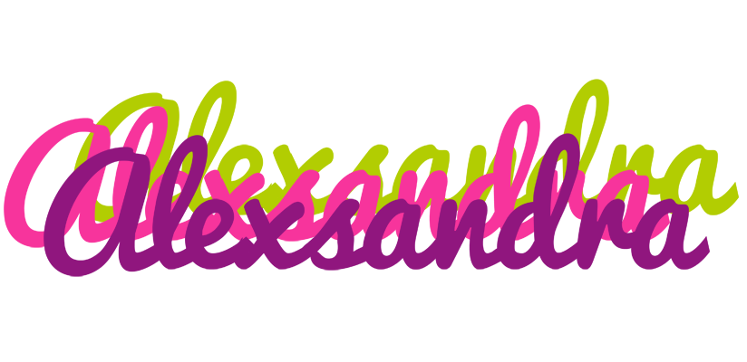 Alexsandra flowers logo