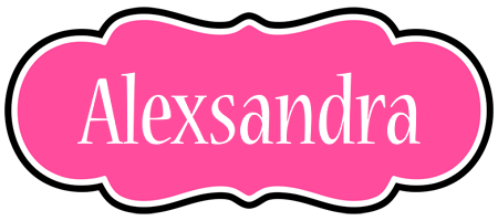 Alexsandra invitation logo