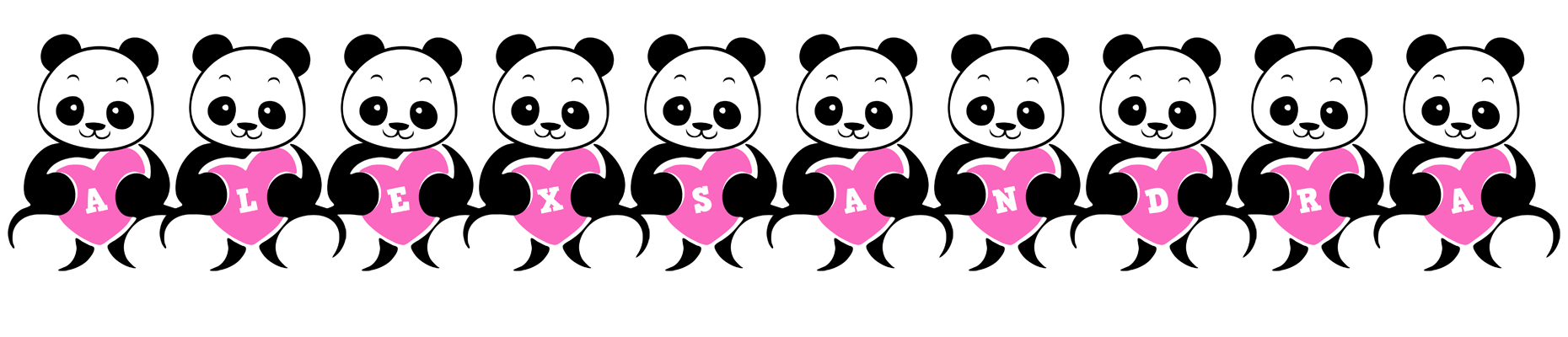 Alexsandra love-panda logo