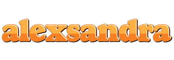 Alexsandra orange logo