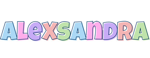 Alexsandra pastel logo