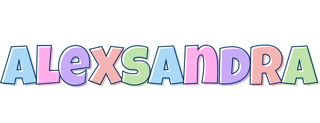 Alexsandra pastel logo