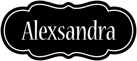 Alexsandra welcome logo