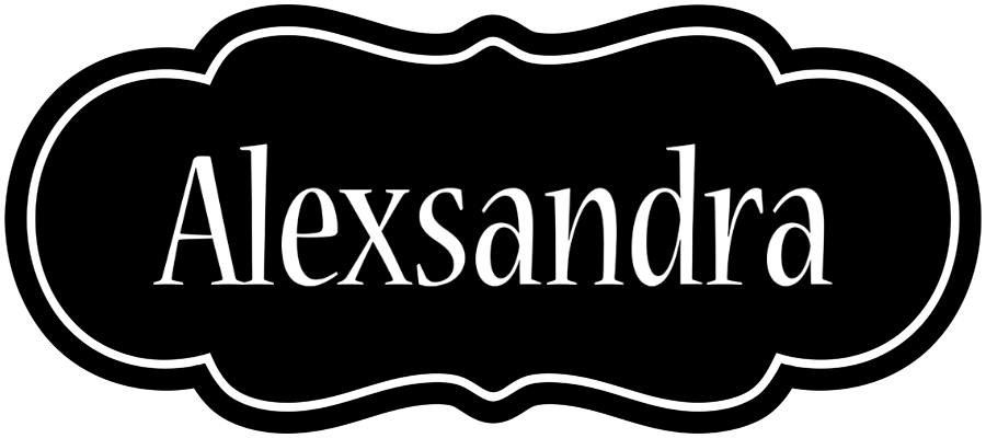 Alexsandra welcome logo