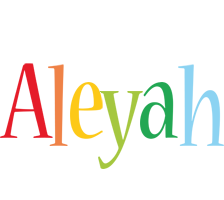 Aleyah birthday logo