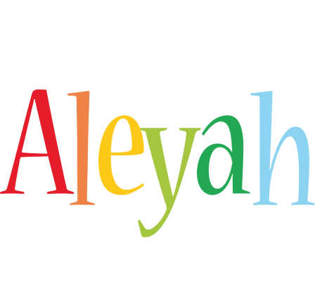 Aleyah birthday logo