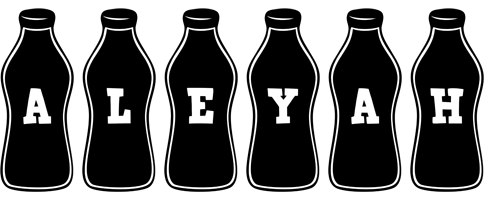 Aleyah bottle logo