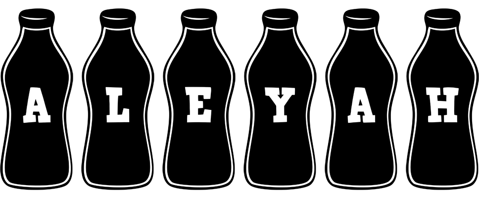 Aleyah bottle logo