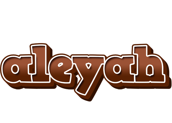 Aleyah brownie logo