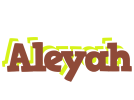 Aleyah caffeebar logo