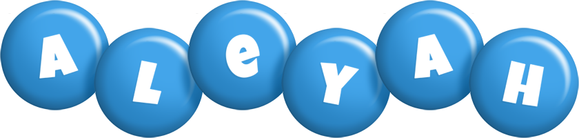 Aleyah candy-blue logo