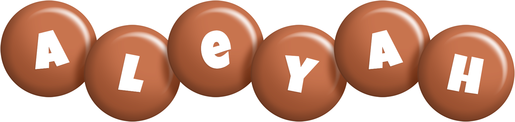 Aleyah candy-brown logo