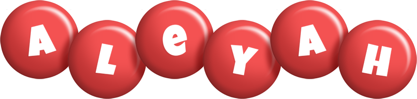 Aleyah candy-red logo