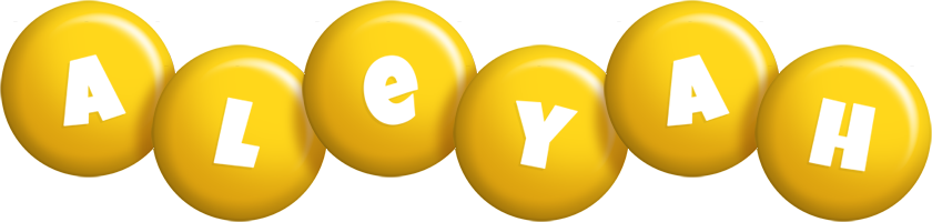 Aleyah candy-yellow logo