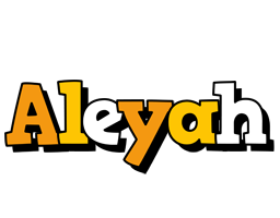 Aleyah cartoon logo