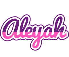 Aleyah cheerful logo