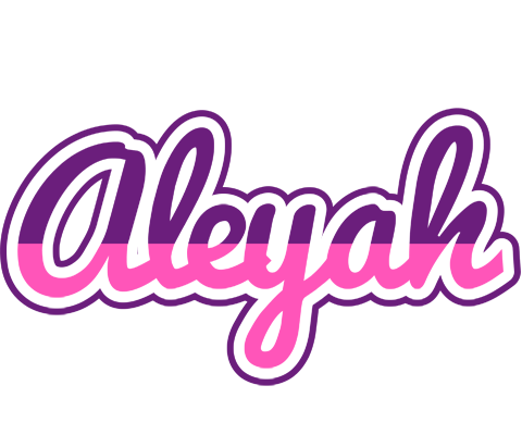 Aleyah cheerful logo