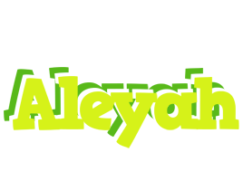 Aleyah citrus logo