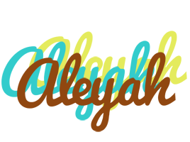 Aleyah cupcake logo