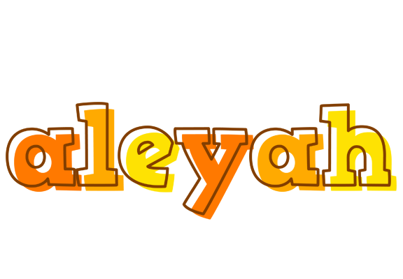 Aleyah desert logo