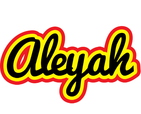 Aleyah flaming logo