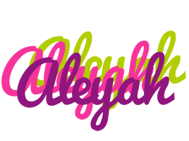 Aleyah flowers logo