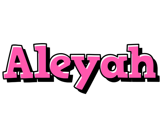 Aleyah girlish logo