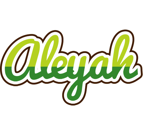 Aleyah golfing logo