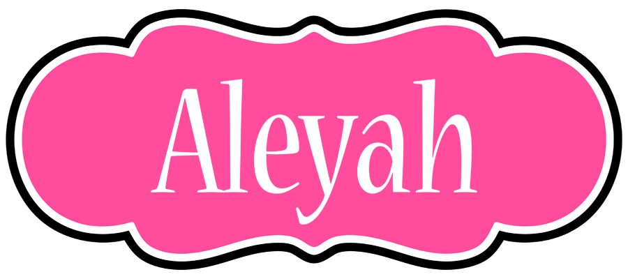 Aleyah invitation logo