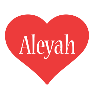 Aleyah love logo