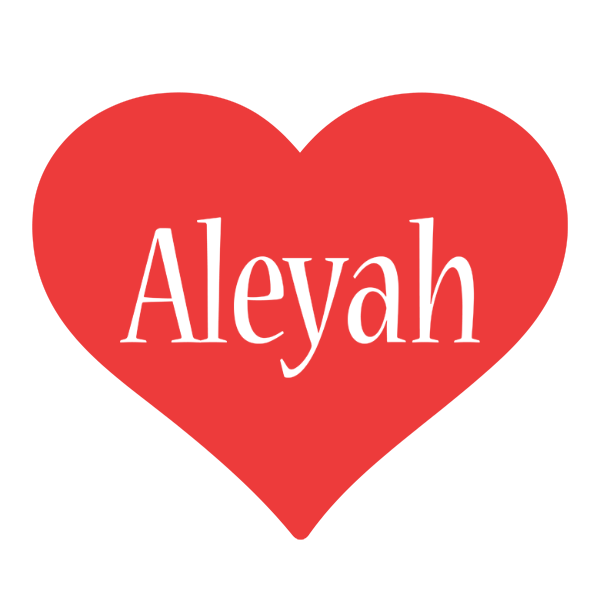 Aleyah love logo