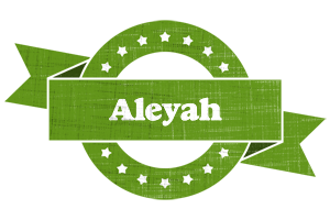 Aleyah natural logo