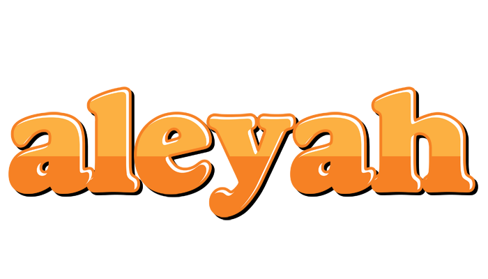 Aleyah orange logo
