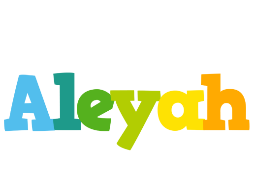 Aleyah rainbows logo