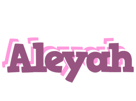 Aleyah relaxing logo