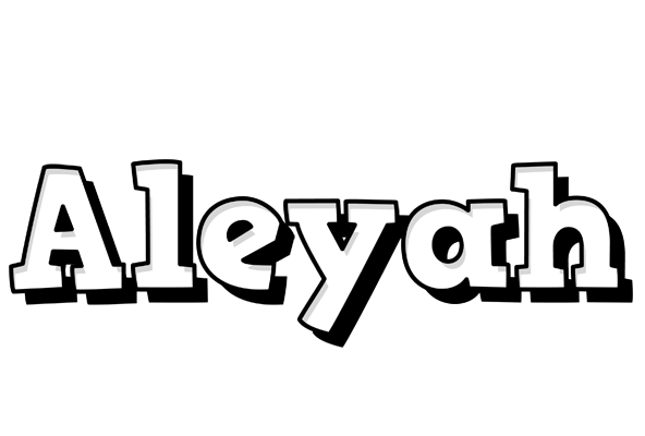 Aleyah snowing logo