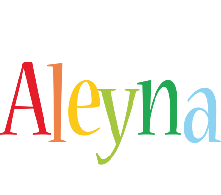 Aleyna birthday logo