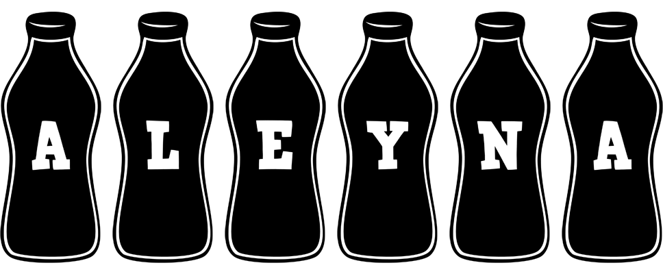 Aleyna bottle logo