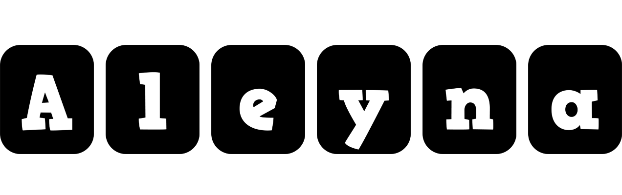 Aleyna box logo