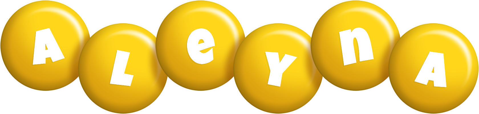 Aleyna candy-yellow logo