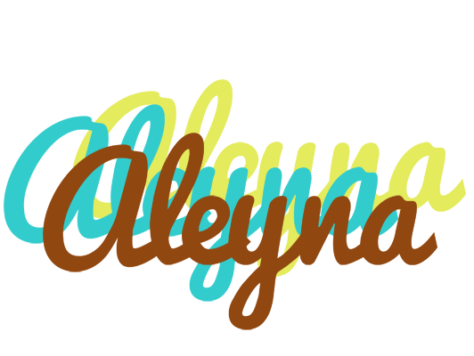 Aleyna cupcake logo
