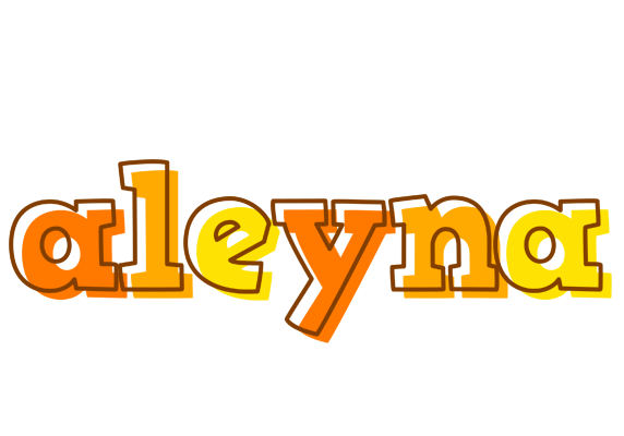 Aleyna desert logo