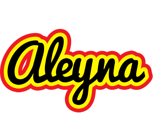 Aleyna flaming logo