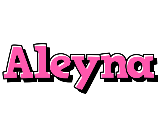 Aleyna girlish logo
