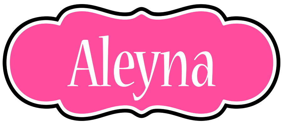 Aleyna invitation logo