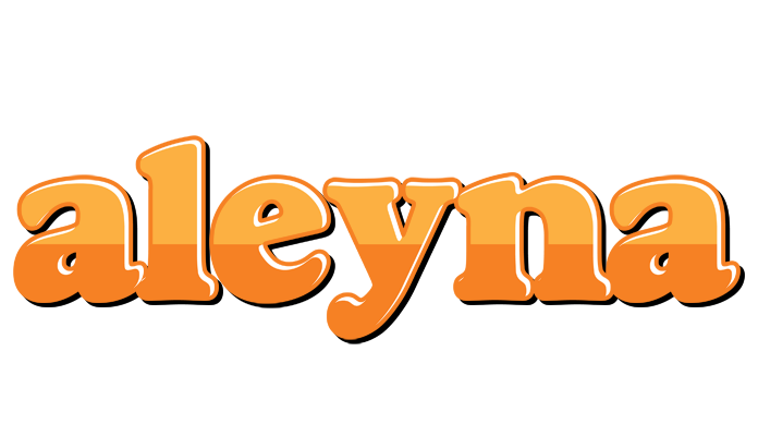 Aleyna orange logo