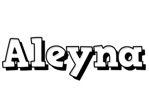 Aleyna snowing logo